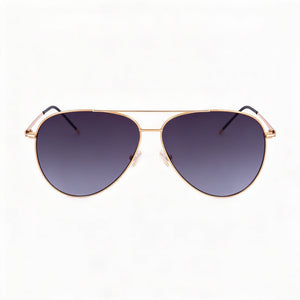 Hugo Boss 1461/S Aviator Sunglasses for Women — front view, Stainless Steel frame