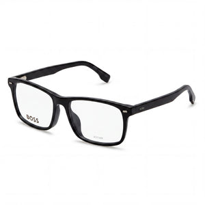 Hugo Boss 1478/F Black Rectangle Eyeglasses Unisex, Acetate frame