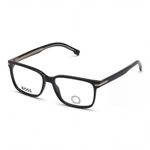 Hugo Boss 1511 Black Rectangle Eyeglasses Unisex, Acetate frame