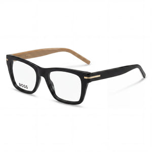 Hugo Boss 1522 Black Square Eyeglasses for Women, Acetate frame