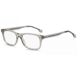 Hugo Boss 1547 Transparent Rectangle Eyeglasses for Men, Acetate frame