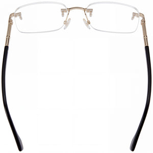 Hugo Boss 1551/A Rectangle Eyeglasses for Men — front view, Metal
