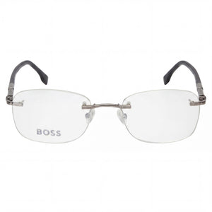 Hugo Boss 1551/C Rectangle Eyeglasses for Men — front view, Metal