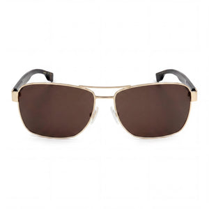 Hugo Boss 1559/O/S Rectangle Sunglasses for Men — front view, Metal frame