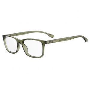 Hugo Boss 1570 Green Rectangle Eyeglasses Unisex, Plastic frame