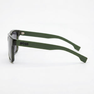 Hugo Boss 1647/S Rectangle Sunglasses Men — side view, Non-Polarized Grey lens