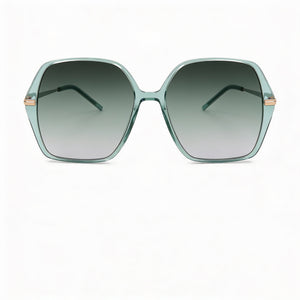 Hugo Boss 1660/S Square Sunglasses for Women — front view, Light Acetate frame