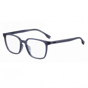 Hugo Boss 1679/F Blue Rectangle Eyeglasses for Men, Eco Cellulose Injected frame