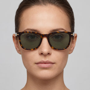 Hugo Boss 1722/G/S Square Sunglasses for Women — interior view, Non-Polarized lens detail