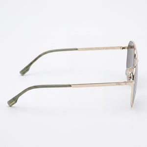 Hugo Boss B1473fsk Pilot Sunglasses Unisex — side view, Non-Polarized Gold lens