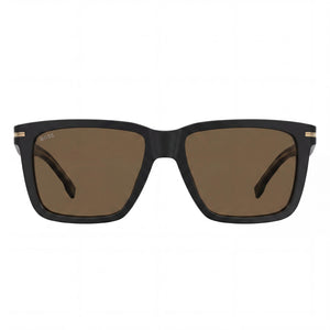 Hugo Boss Rectangle Sunglasses for Men — front view, Ecological oil frame