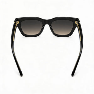 Hugo Boss Square Sunglasses Women — side view, Non-Polarized Grey Pink lens