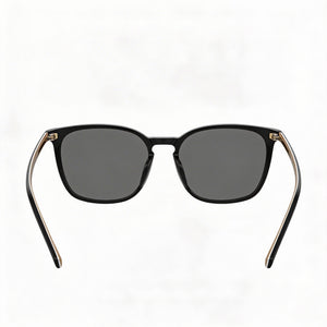 Hugo Boss Square Sunglasses Women — side view, Non-Polarized Black lens