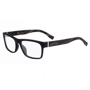 Hugo Boss BOSS 0729/IT Black Square Eyeglasses for Unisex, Acetate frame