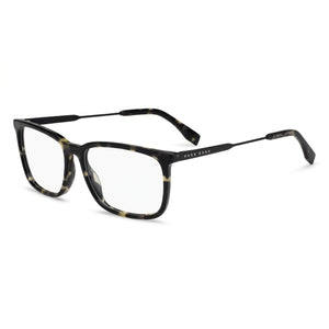 Hugo Boss Boss 0995 Black Rectangle Eyeglasses for Men, Acetate frame