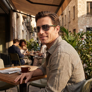 Hugo Boss BOSS 1240/S Black Sunglasses Men — outdoor wear, Dark Ruthenium Non-Polarized lens