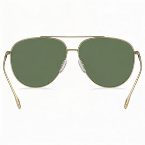 Hugo Boss Boss 1296/F/S Round Sunglasses for Men — front view, Stainless Steel frame