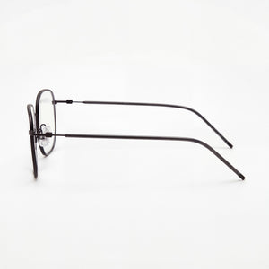 Hugo Boss Boss 1430 Square Eyeglasses Unisex — front view, Alloy Steel