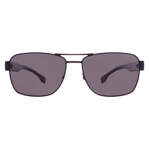 Hugo Boss BOSS 1441/O/S Rectangle Sunglasses for Men — front view, Metal frame