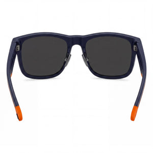 Hugo Boss BOSS 1496/S Rectangle Sunglasses Unisex — side view, Polarized Grey lens