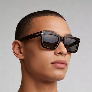 Hugo Boss BOSS 1501/S Rectangle Sunglasses Unisex — interior view, Non-Polarized lens detail