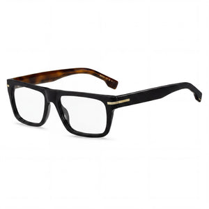 Hugo Boss Boss 1503 Black Rectangle Eyeglasses for Women, Acetate frame