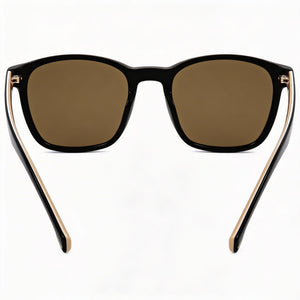 Hugo Boss BOSS 1505/S Square Sunglasses Men — side view, Non-Polarized Black lens