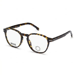 Hugo Boss Boss 1509/g Havana Round Eyeglasses for Men, Plastic frame