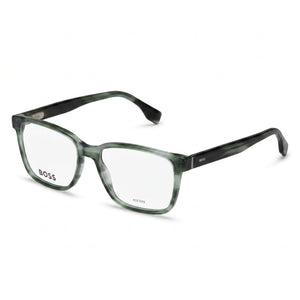 Hugo Boss Boss 1517 Green Square Eyeglasses for Men, Acetate frame