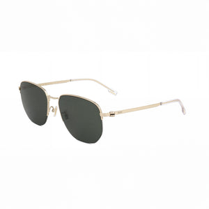 Hugo Boss BOSS 1538/F/SK Gold Square Sunglasses Unisex, Green lens