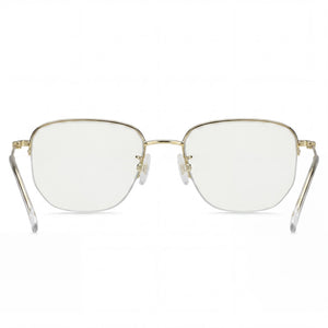Hugo Boss Boss 1544-F Square Eyeglasses Unisex — front view, Alloy Steel