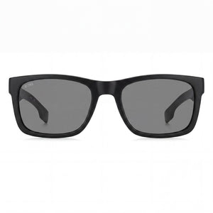 Hugo Boss BOSS 1569/S Rectangle Sunglasses for Men — front view, Injection Propionate frame