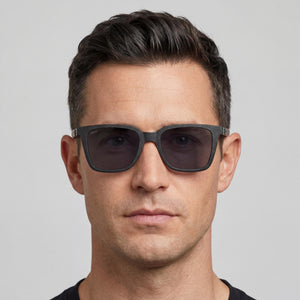 Hugo Boss BOSS 1574/S Rectangle Sunglasses for Men — interior view, Non-Polarized lens detail