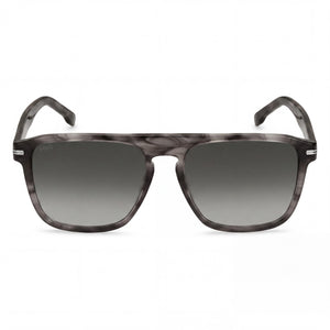 Hugo Boss BOSS 1599/S Rectangle Sunglasses for Women — front view, Acetate frame