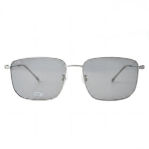 Hugo Boss BOSS 1619/F/S Rectangle Sunglasses for Men — front view, Stainless Steel frame
