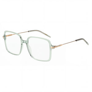 Hugo Boss BOSS 1735 Green Square Eyeglasses for Women, Metal frame