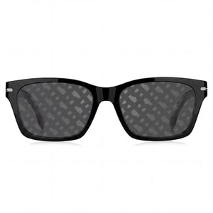 Hugo Boss Boss 1739/F/Sk Rectangle Sunglasses for Women — front view, Acetate frame