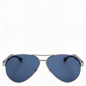 Hugo Boss BOSS1560/O/S Round Sunglasses for Men — front view, Plastic frame
