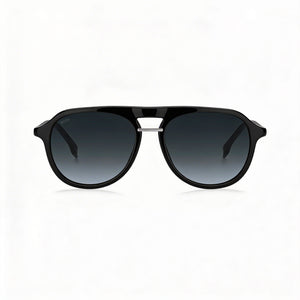 Hugo Boss Classic Oval Sunglasses for Unisex — front view, Acetate frame