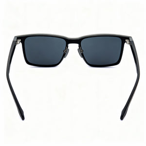 Hugo Boss Classic Rectangle Sunglasses for Women — interior view, lens detail