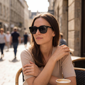 Hugo Boss Classic Black Sunglasses Women — outdoor wear, Black lens