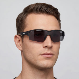 Hugo Boss Classic Black Grey Sunglasses Men — lifestyle wear, sunny commutes and errands