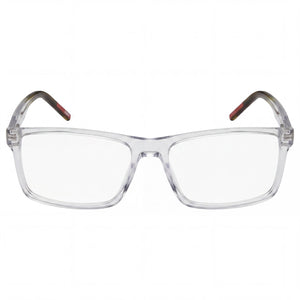 Hugo Boss Classic Rectangle Eyeglasses for Women — front view, ECO ACETATE