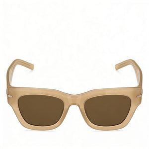 Hugo Boss Contemporary Rectangle Sunglasses Unisex — front view, Acetate frame