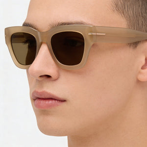 Hugo Boss Contemporary Beige Sunglasses Unisex — lifestyle wear, school runs and weekday errands