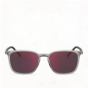 Hugo Boss Contemporary Shield Sunglasses for Men — front view, Nylon frame