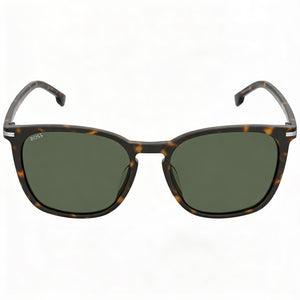 Hugo Boss Square Sunglasses for Women — front view, Eco Acetate frame