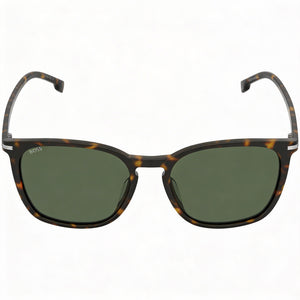 Hugo Boss Square Sunglasses for Women — front view, Eco Acetate frame