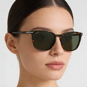 Hugo Boss Havana Sunglasses Women — lifestyle wear, holiday photos and sightseeing days