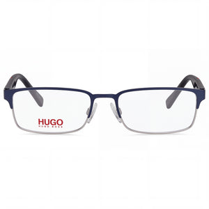 Hugo Boss Hg 0136 Rectangle Eyeglasses Unisex — front view, Plastic